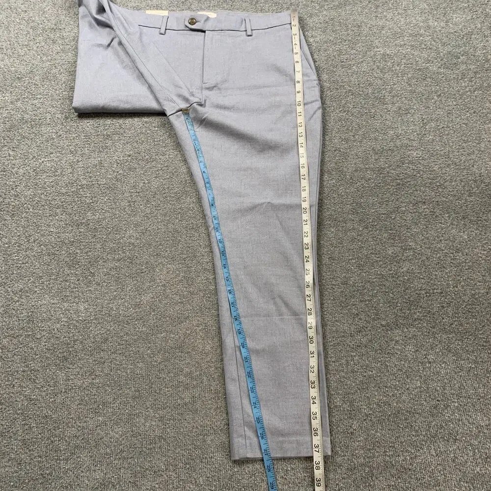 Banana Republic Pants Mens 33 Dresden Blue Grayson Slim Tapered Ankle INSEAM 27